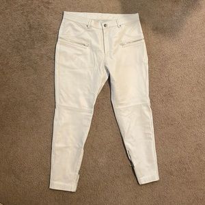 Leather Pants White  34w